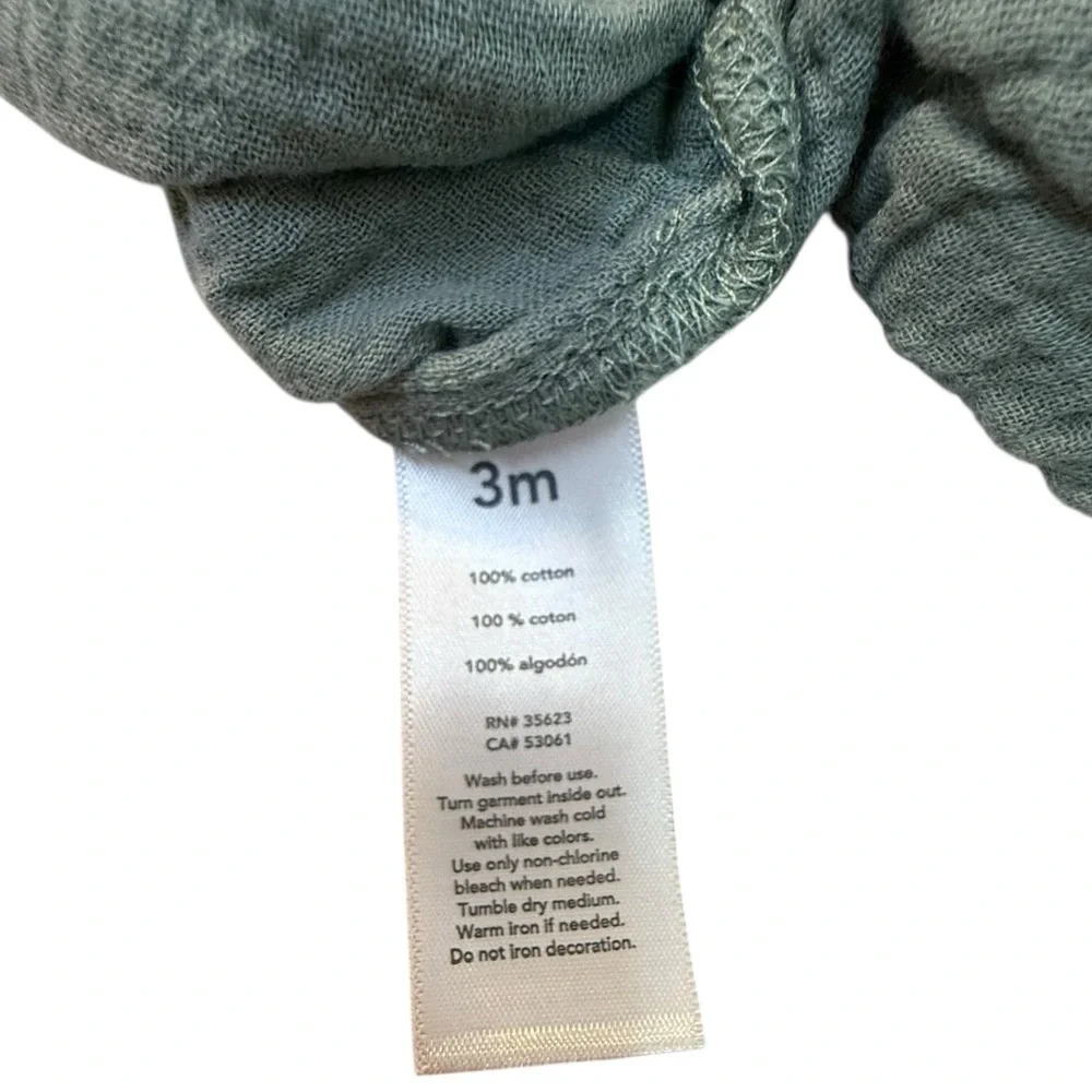 Carters‎ Baby Outfit Set 3 Month Green Palm Tree 2 Piece Set NWT